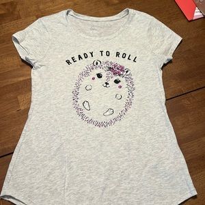 Justice hedgehog, ready to roll T-shirt, size 14/16